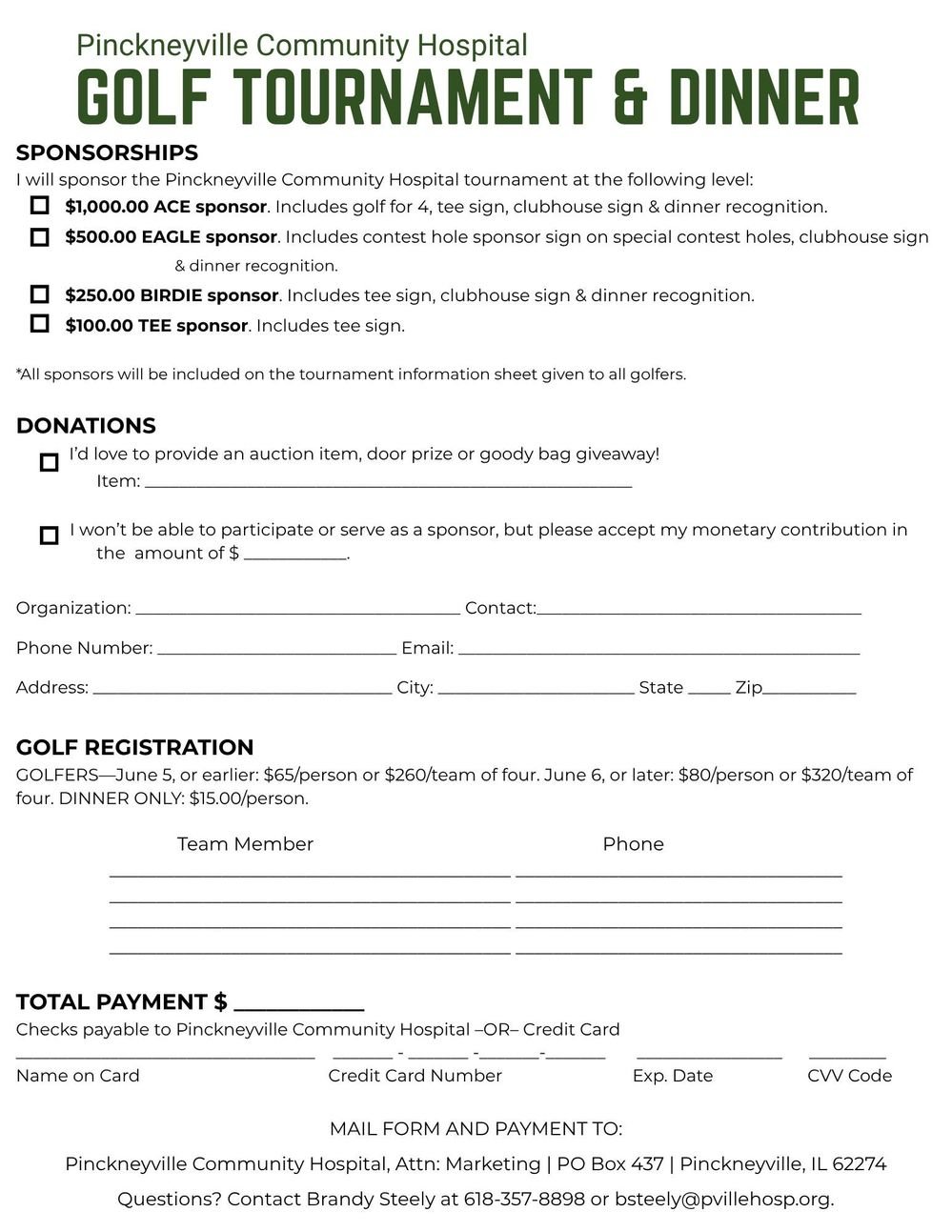 2026 Golf Tournament